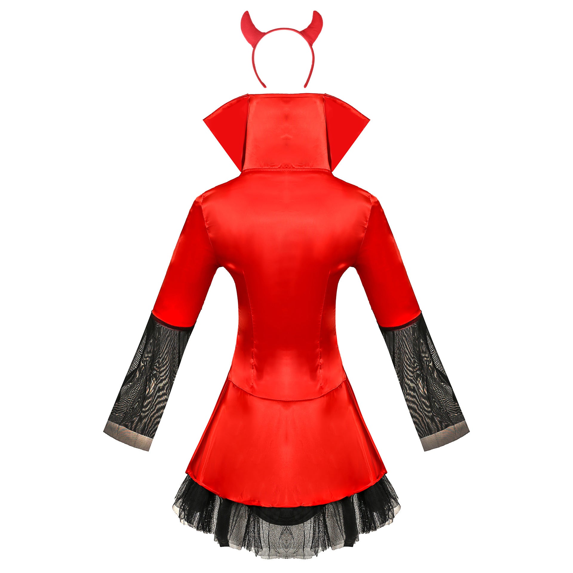 Devil Costume - Sexy Halloween Long Sleeve Outfit