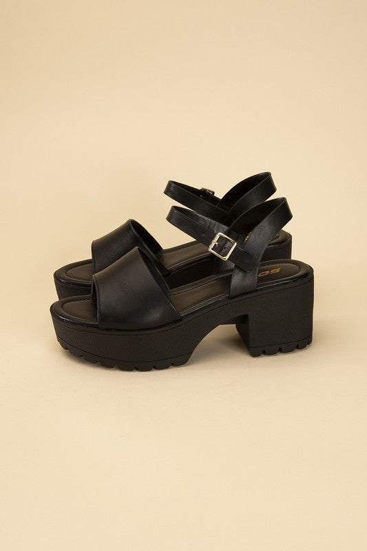 Ankle Strap Platform 2.8" Heel Sandals