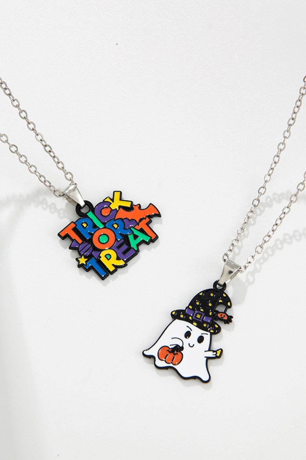 Two-Piece Halloween Theme Necklace Set - Fashions Envy