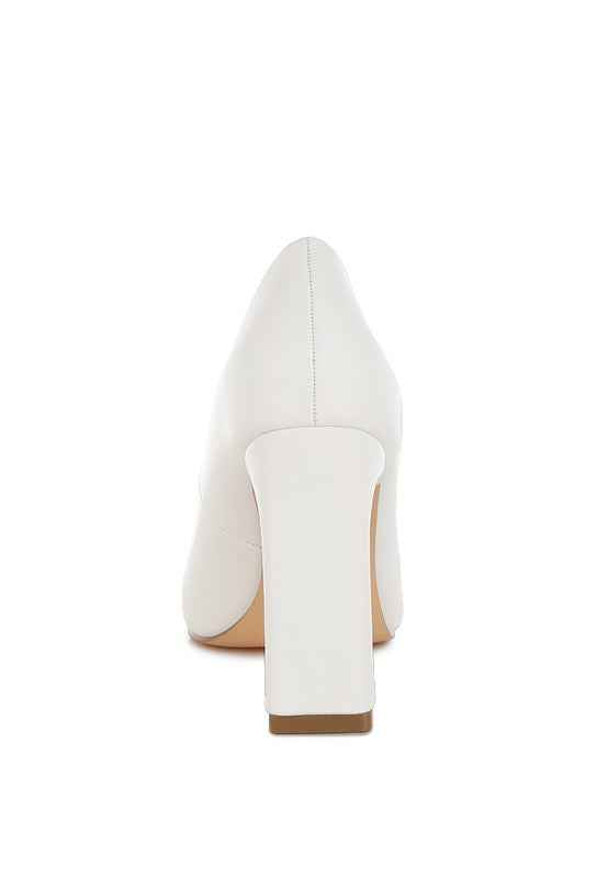 Shacarri Faux Leather Pumps