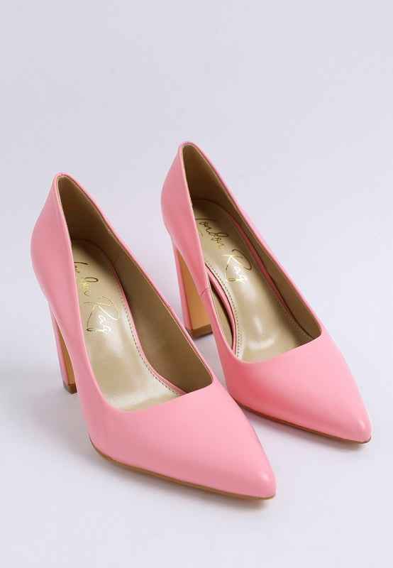 Shacarri Faux Leather Pumps