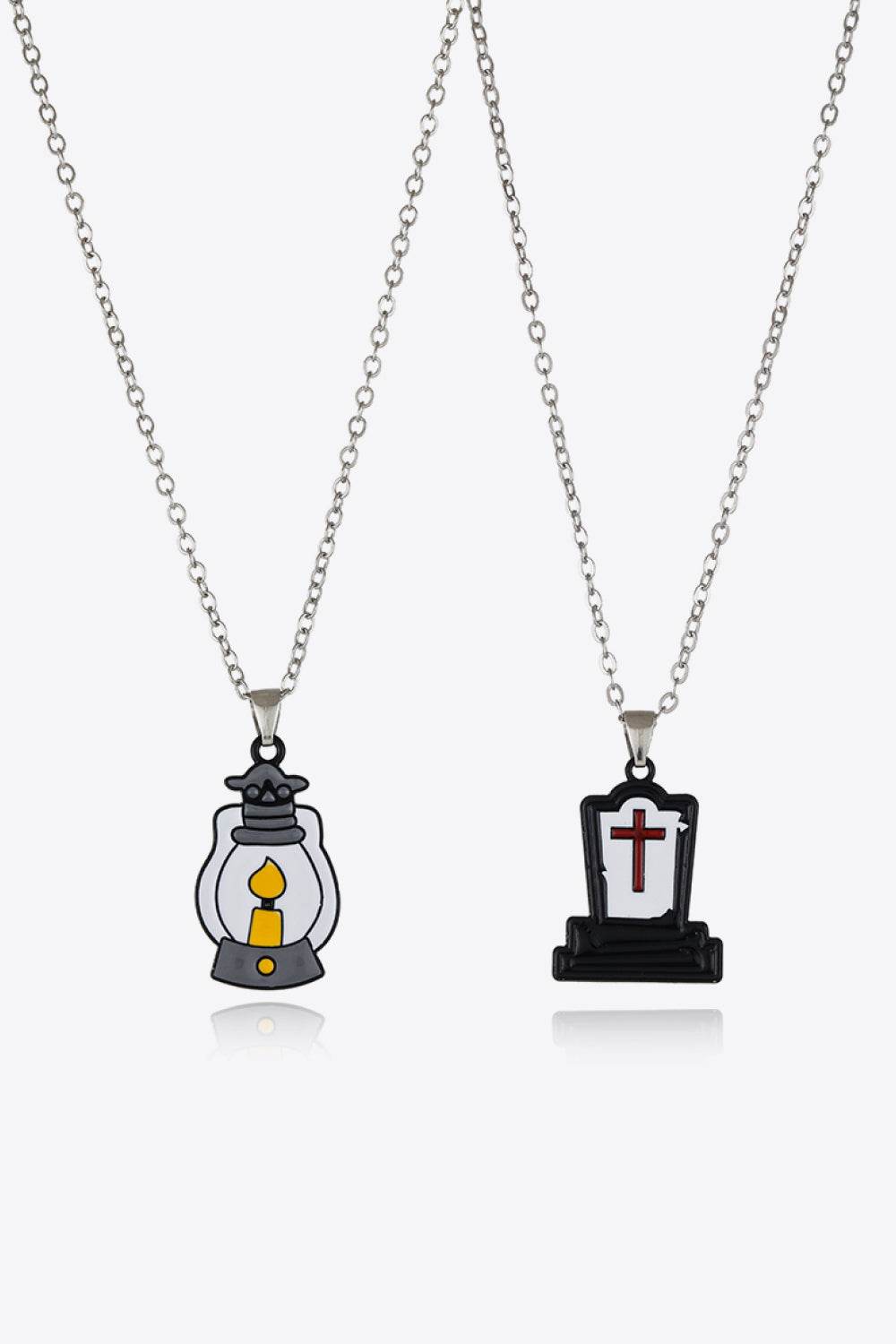 Two-Piece Halloween Theme Necklace Set - Fashions Envy