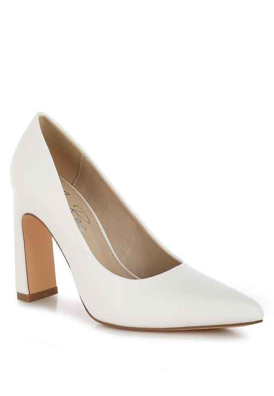 Shacarri Faux Leather Pumps