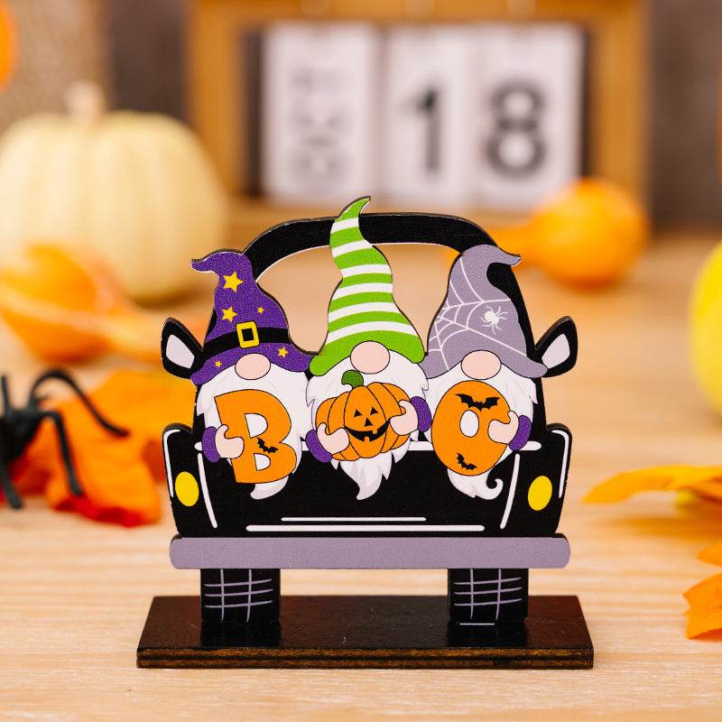Halloween Element Car-Shape 3-Piece Ornaments - Fashions Envy
