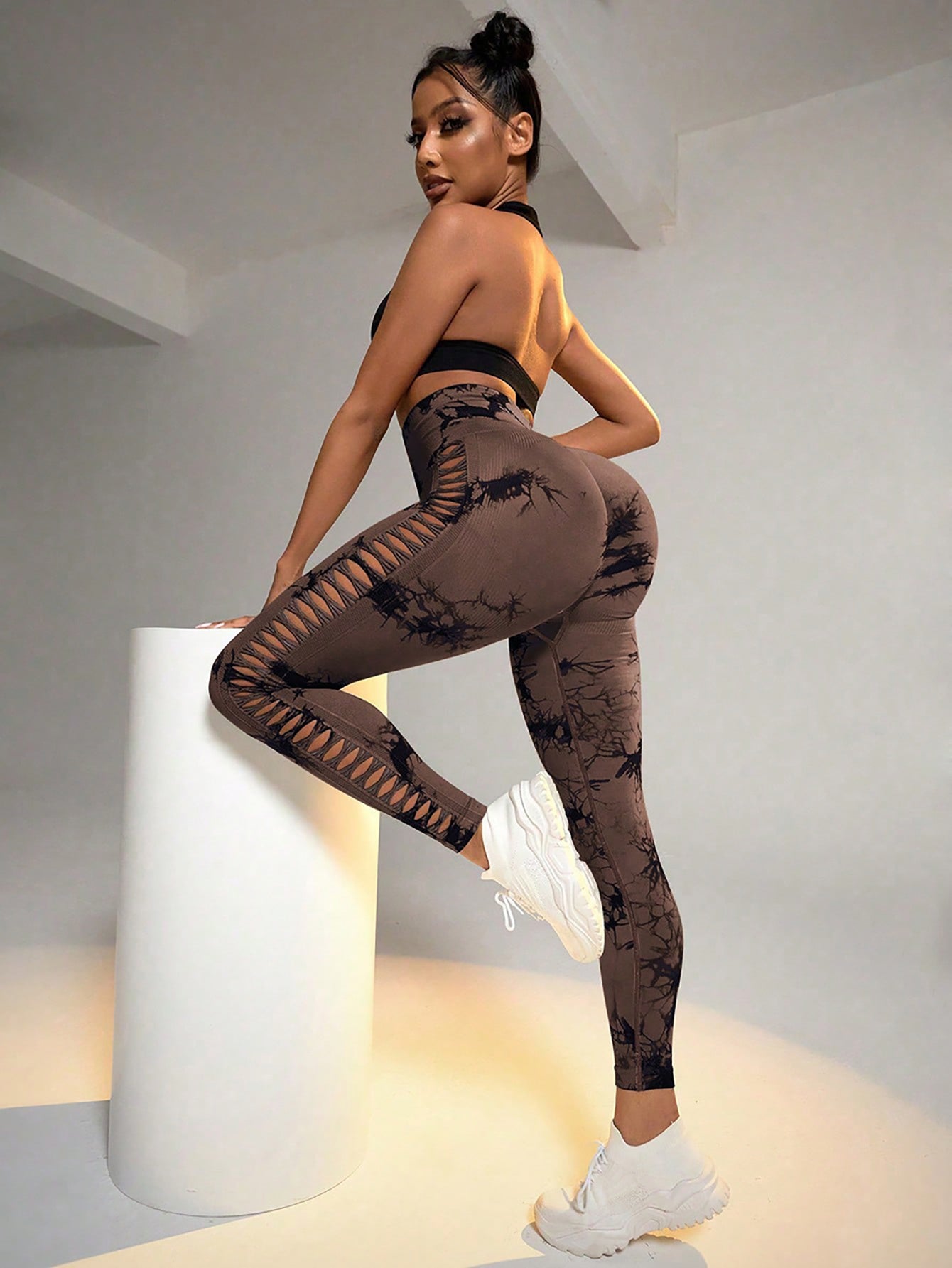 Tie Dye Yoga Pants - High Waist Scrunch Butt Leggings