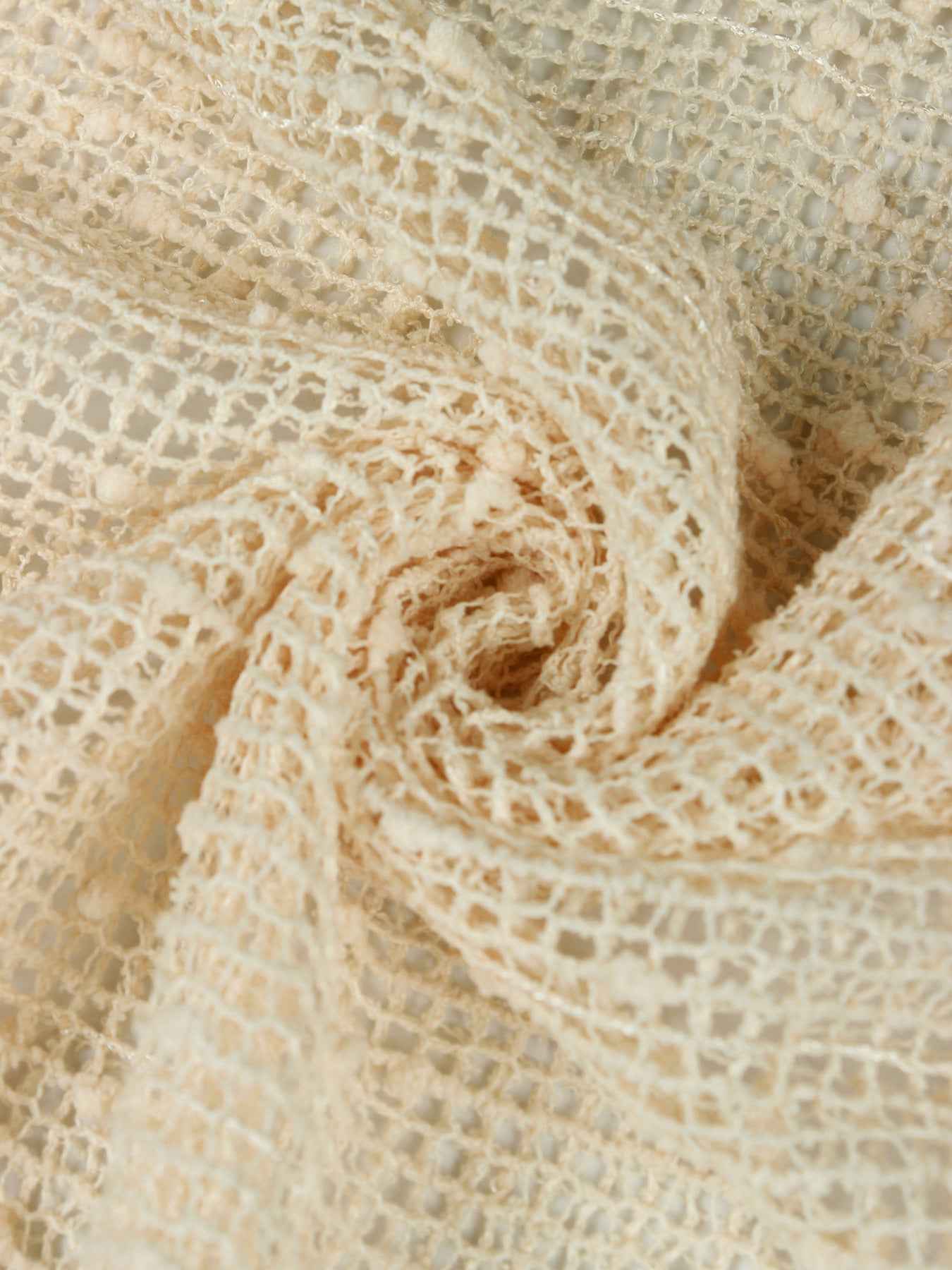 Halter Neck Openwork Cover-Up Dress - Apricot Resort Style