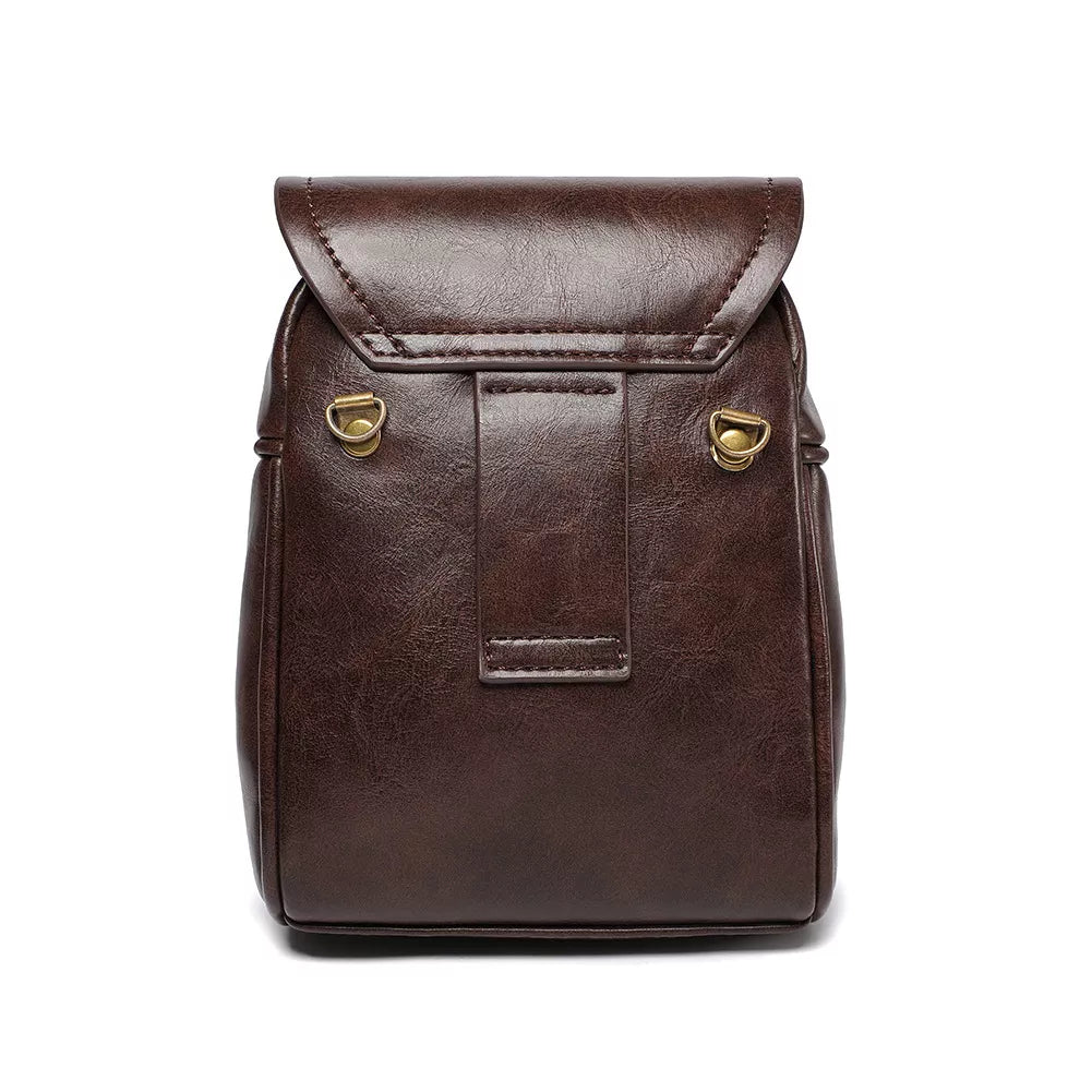 Steampunk Owl Crossbody Bag - Bronze Mini Design - Fashions Envy