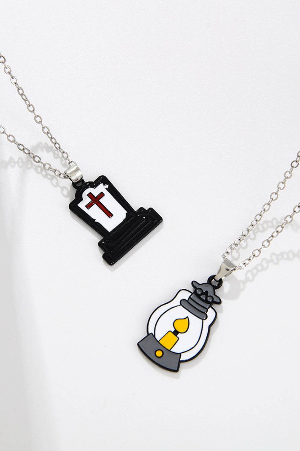 Two-Piece Halloween Theme Necklace Set - Fashions Envy