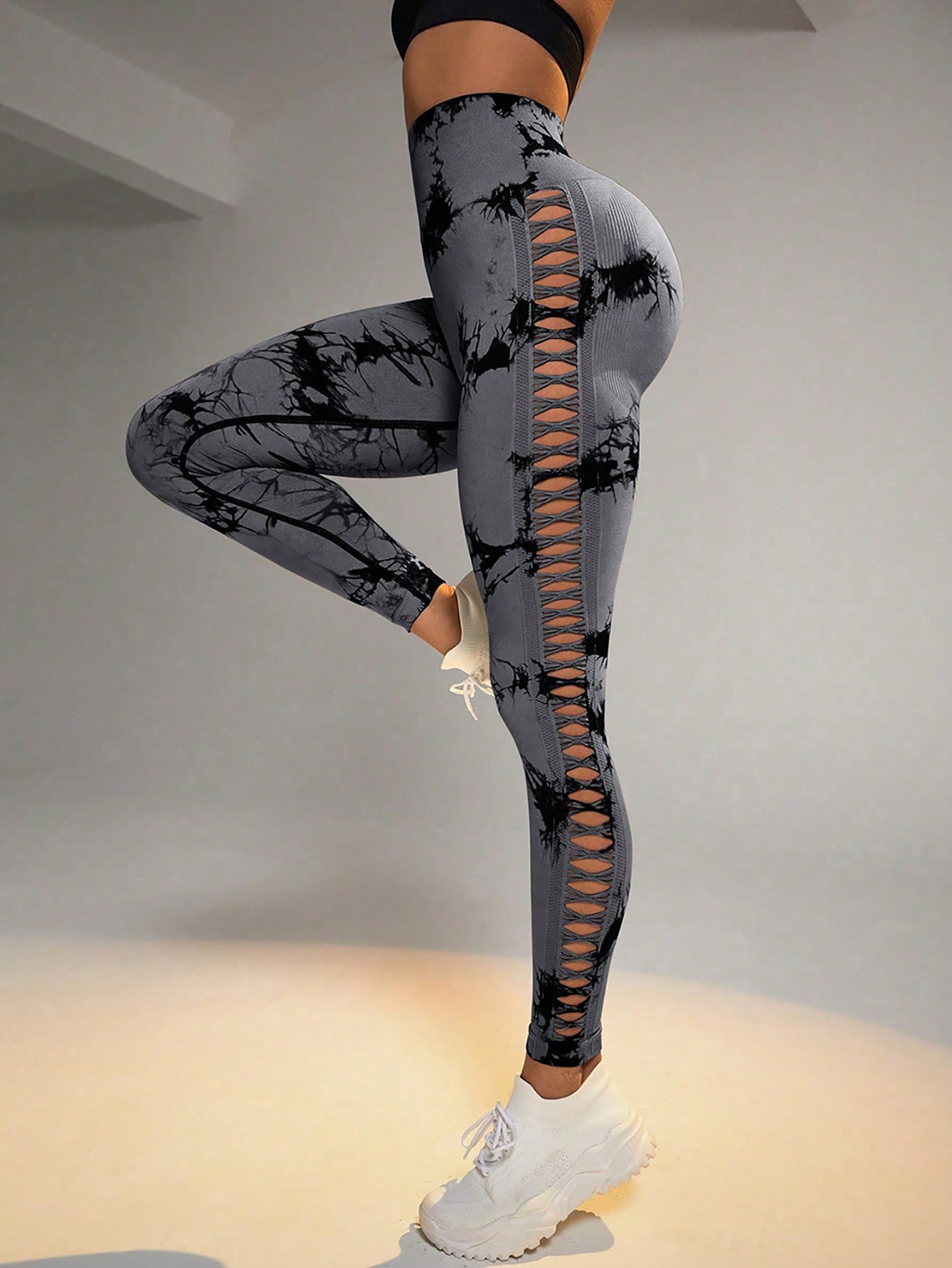 Tie Dye Yoga Pants - High Waist Scrunch Butt Leggings