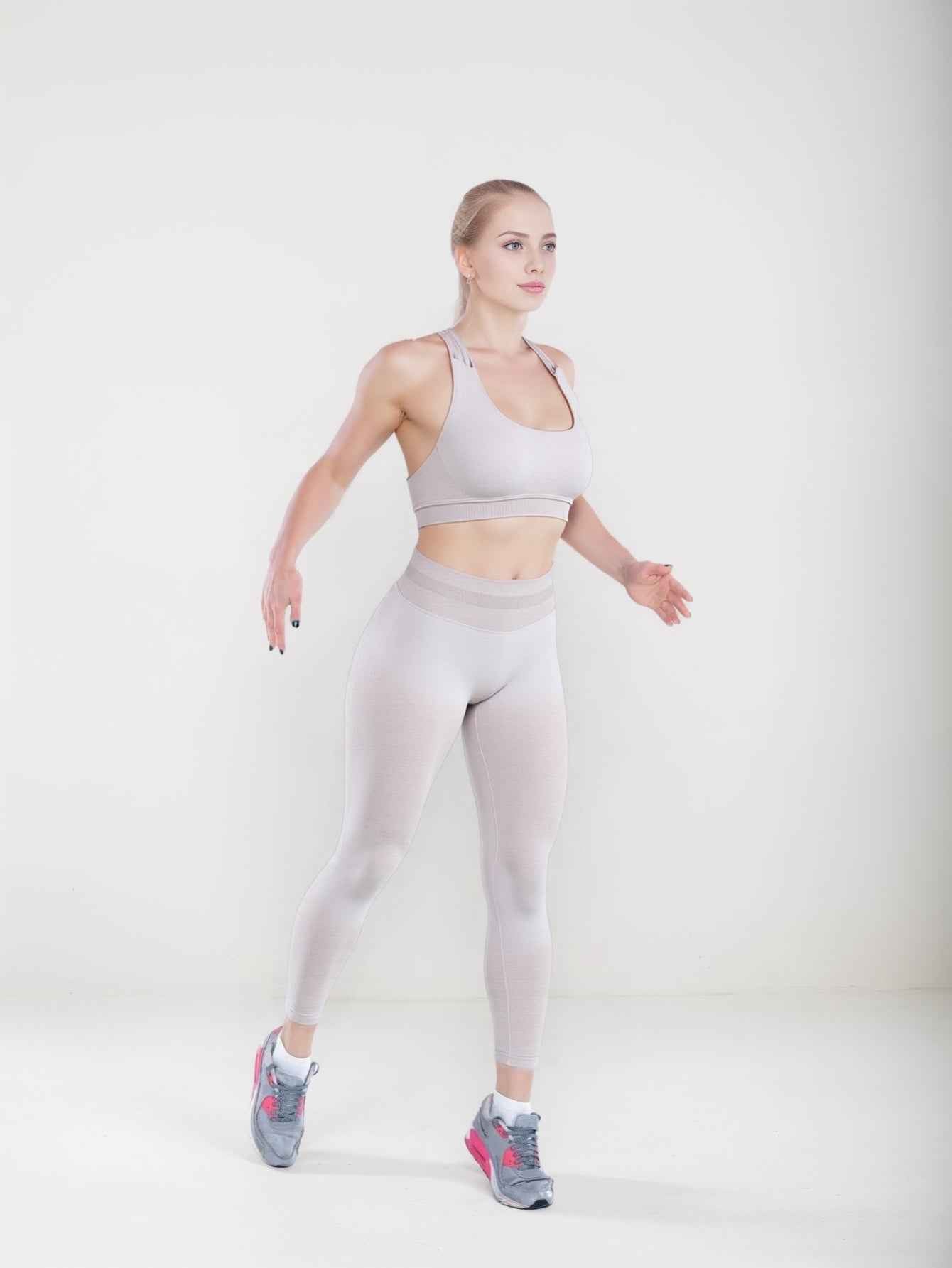 Solid-Color Yoga Pants - Sport Activewear Leggings