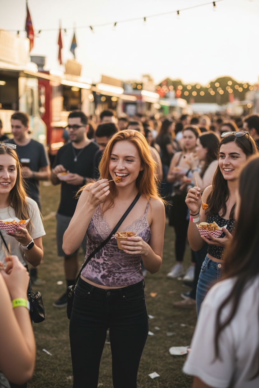 Food truck festival lifestyle image