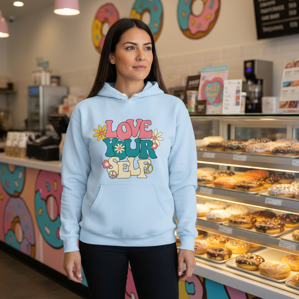 Hydrangea Hoodie - Donut Shop