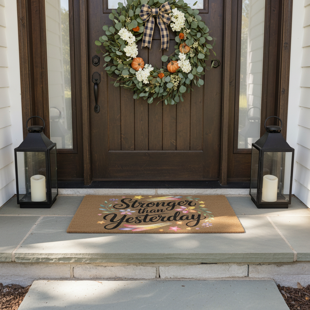 Made In QUEEN Doormat Modern Farmhouse Entrance
