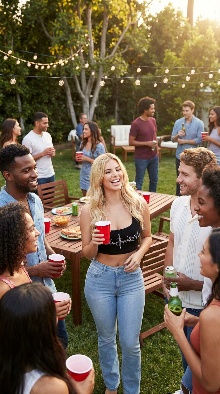 Graphic Crop Tank Top - Body-hugging Obsidian Cross