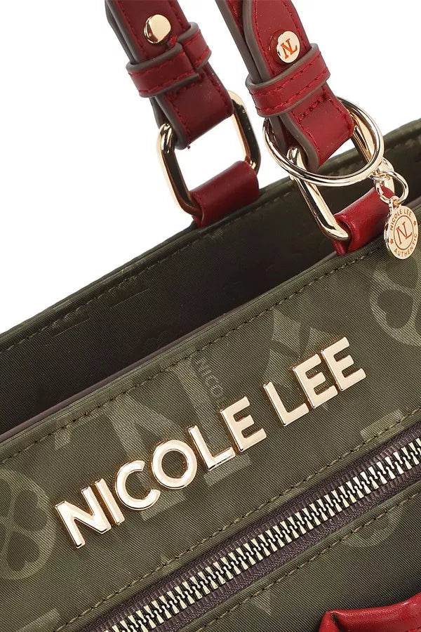 Nicole Lee USA Multi-Compartment Convertible Tote Bag - Designer Handbag - Fashions Envy