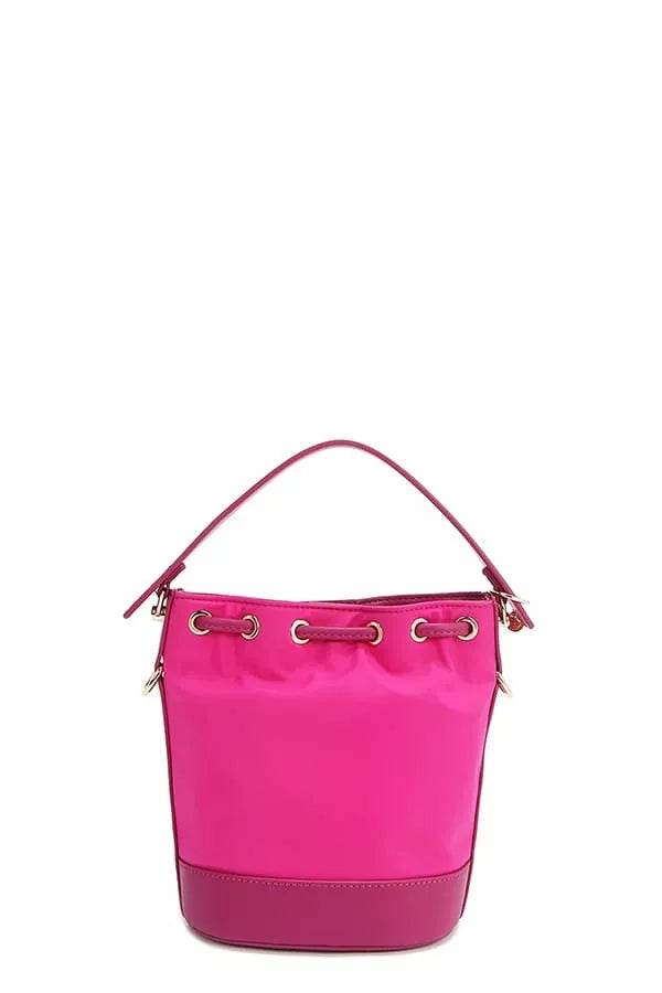 Nicole Lee USA Color Patch Bucket Bag - Designer Crossbody Bag - Fashions Envy