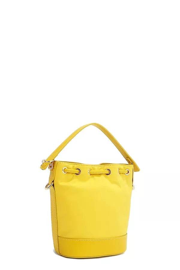 Nicole Lee USA Color Patch Bucket Bag - Designer Crossbody Bag - Fashions Envy