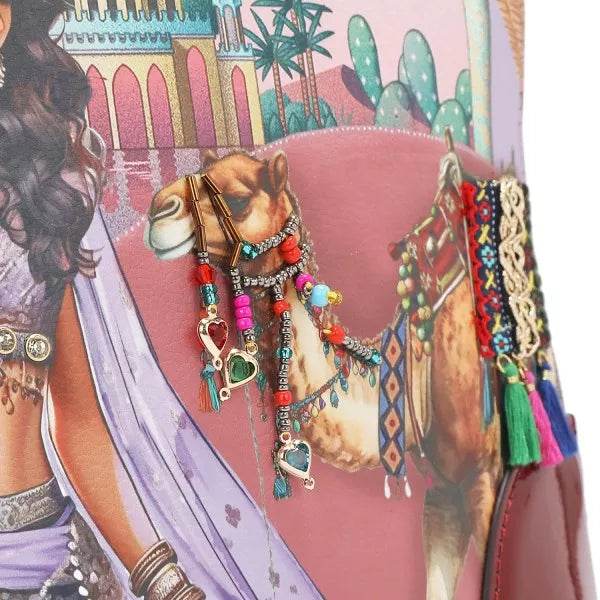 Nicole Lee USA Queen Cleopatra Dome Handbag - Egyptian Designer Bag - Fashions Envy