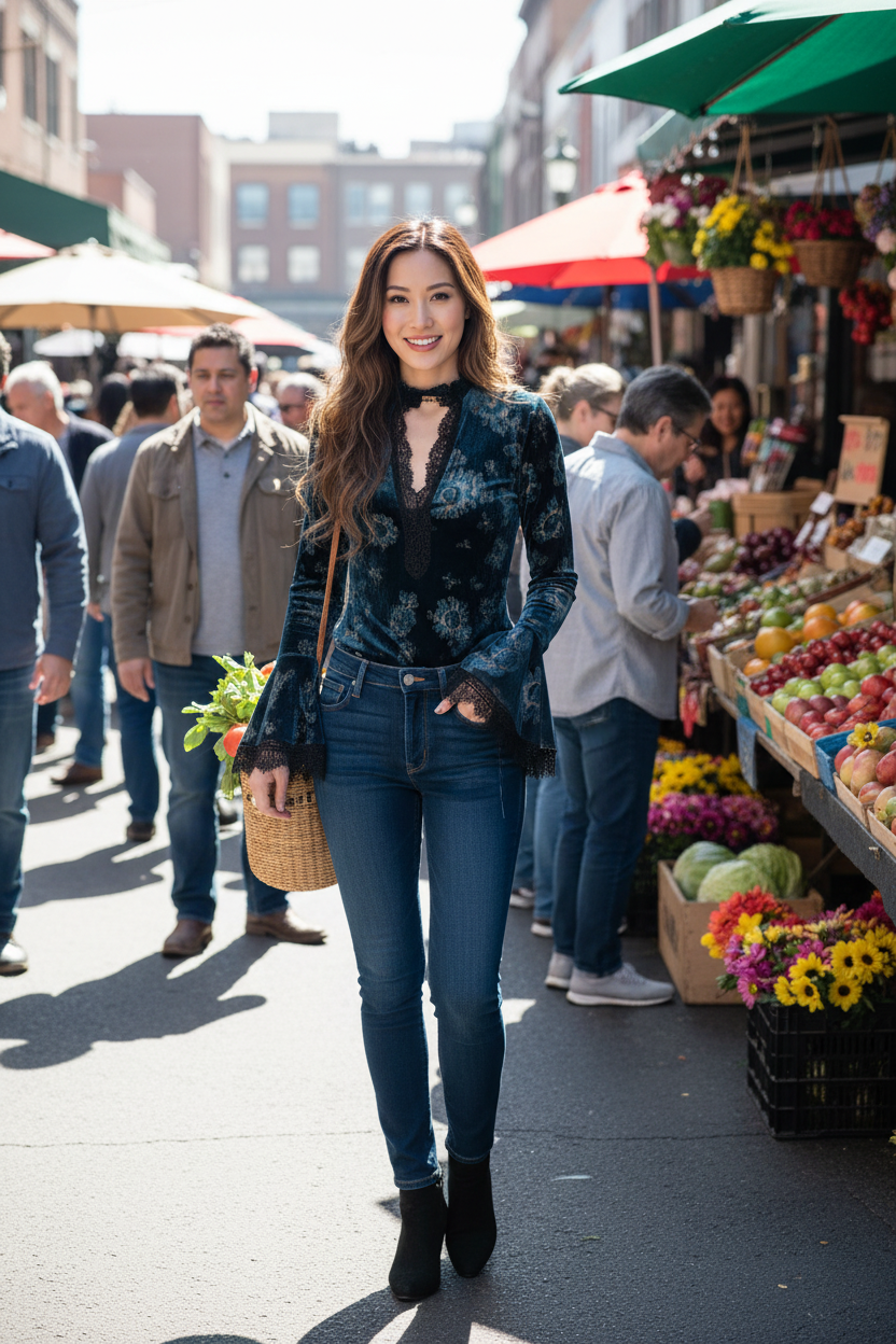 Outdoor market lifestyle image