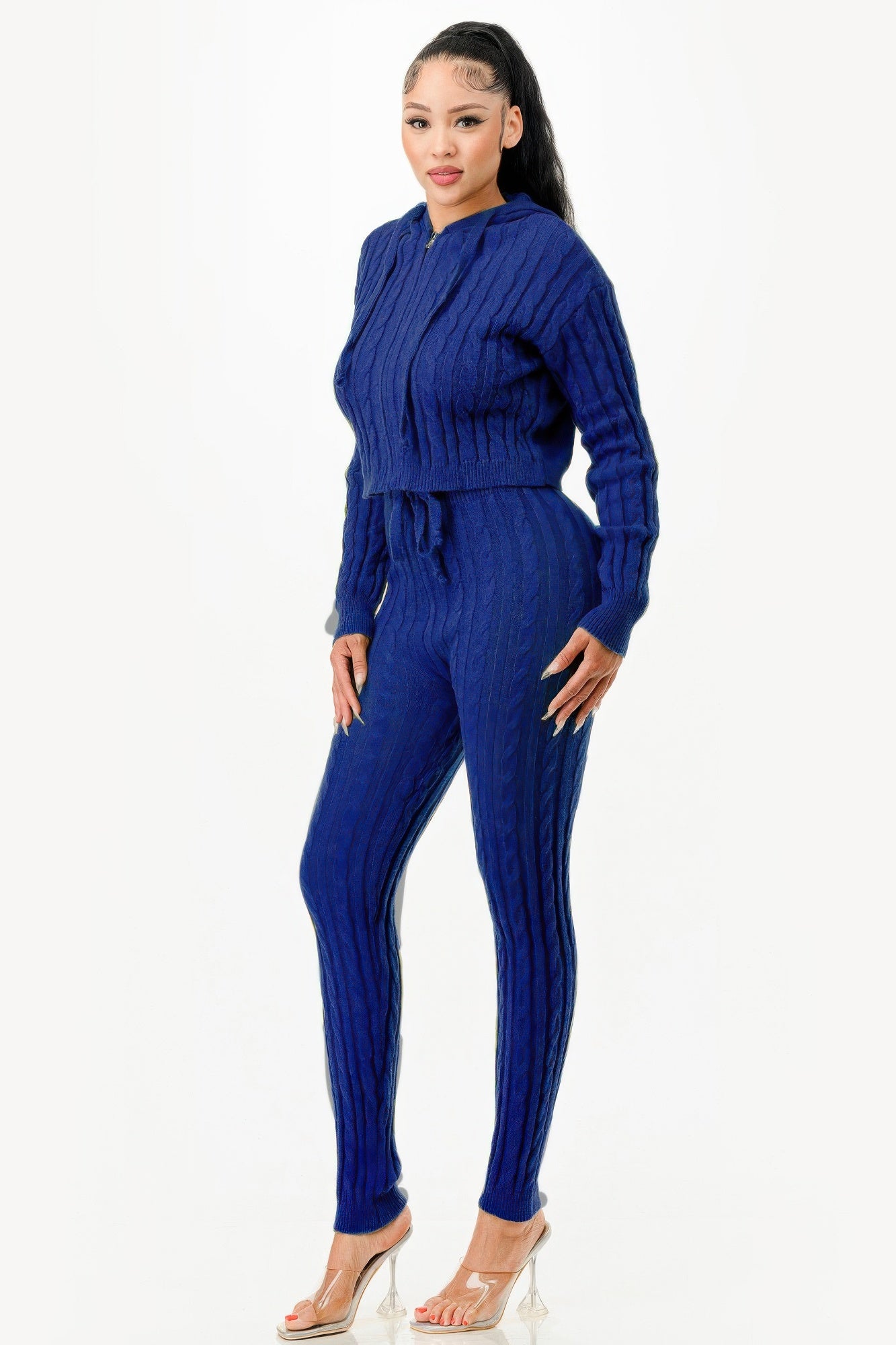 GLANCE APPAREL Blue Loungewear Set with Comfortable Fit and Stylish Design