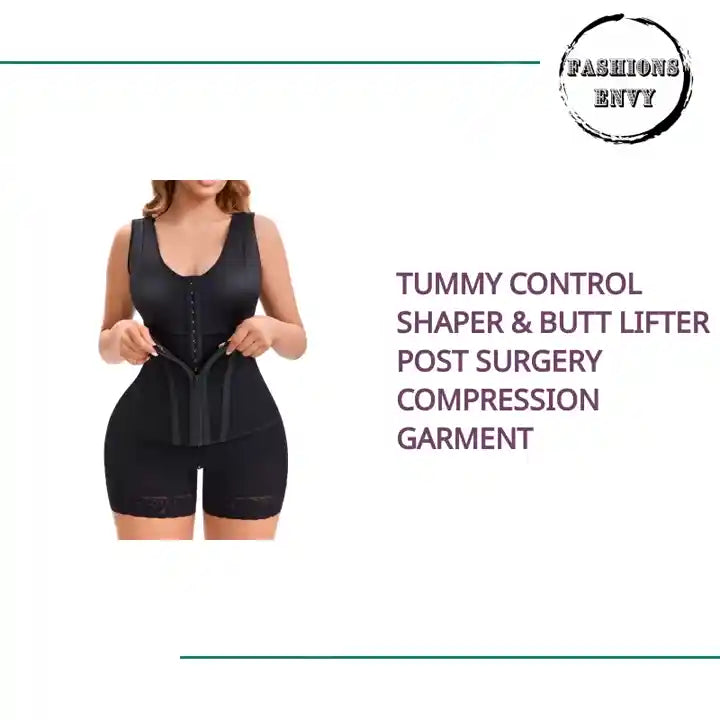 Tummy Control Shaper & Butt Lifter Post Surgery Compression Garment by@Outfy
