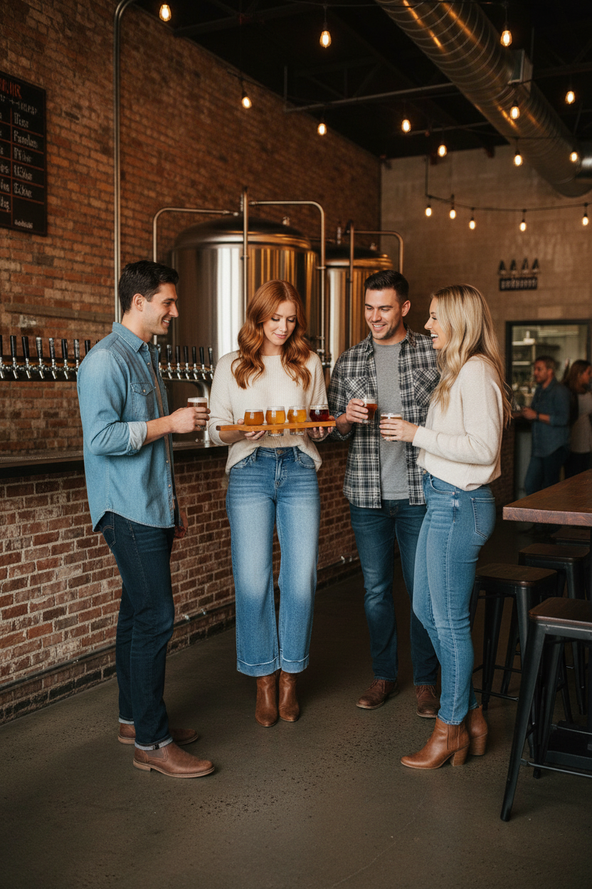 RISEN Crop Straight Jeans - Mid Rise Cuffed Hem - Fashions Envy