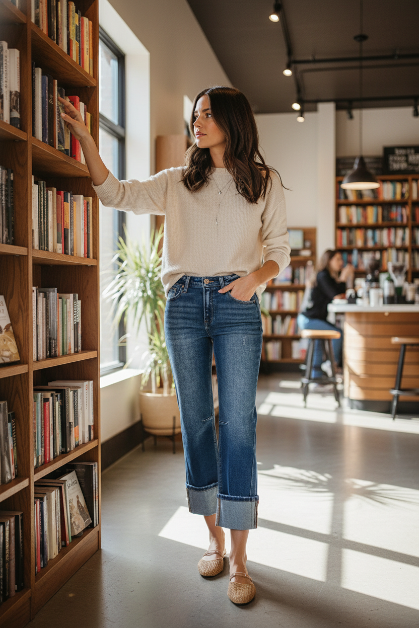 Slot 2 - Brunette at Bookstore Cafe