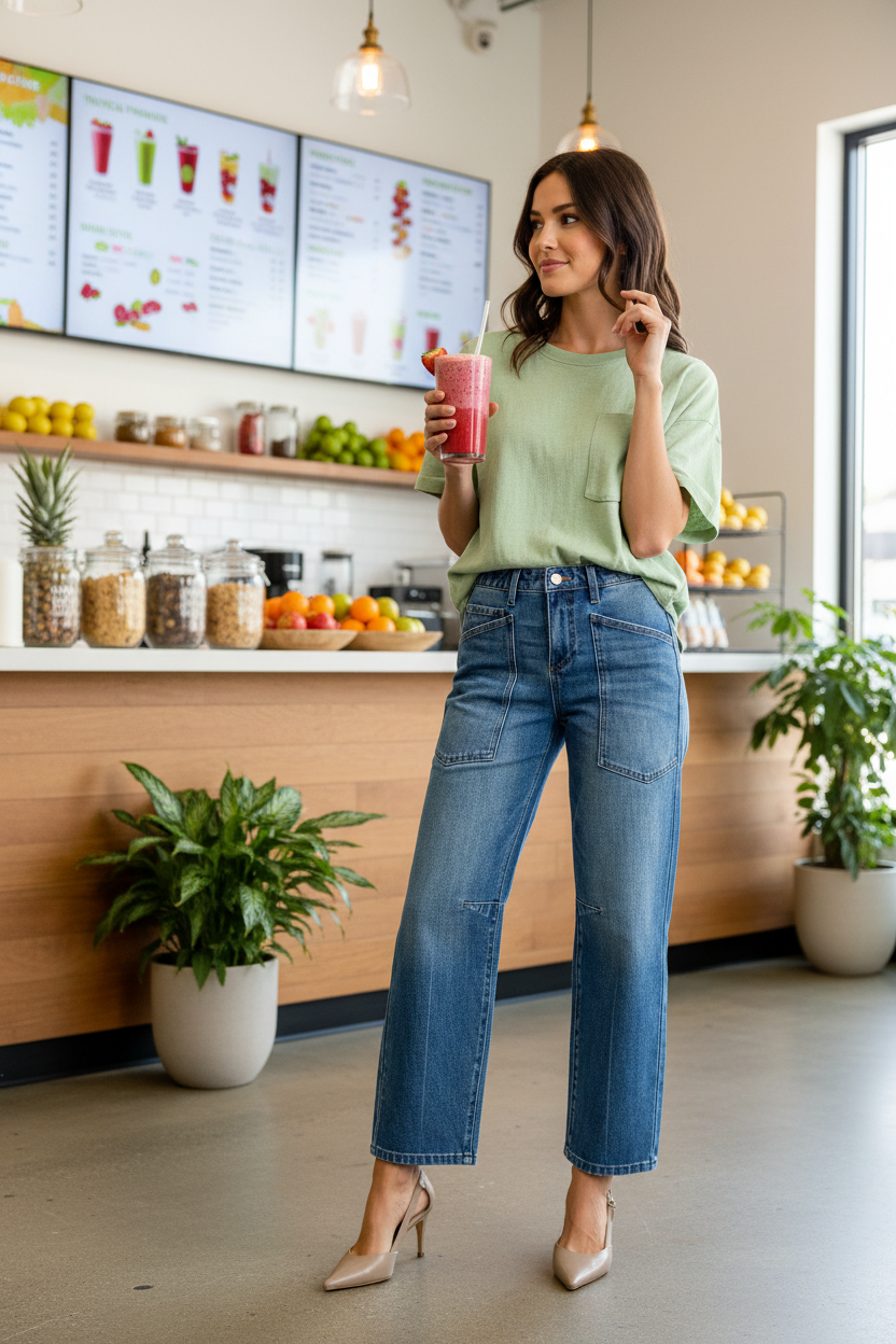 Slot 2 - Brunette at Juice Bar