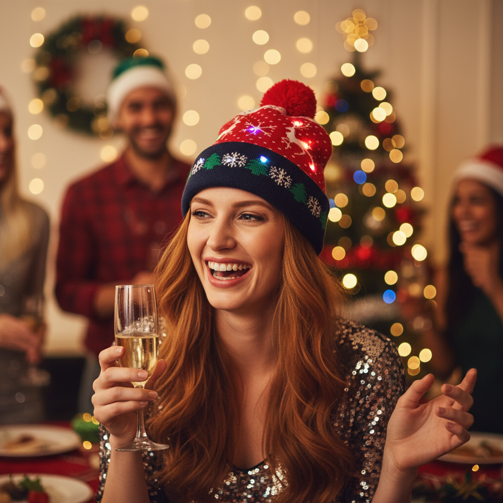 Style B - Santa LED beanie