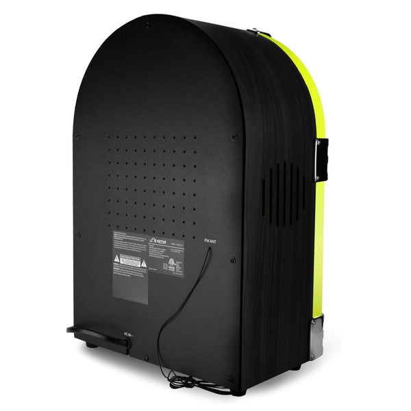 Victor Broadway II Desktop CD Jukebox by Jupiter Gear showing back panel and power cord