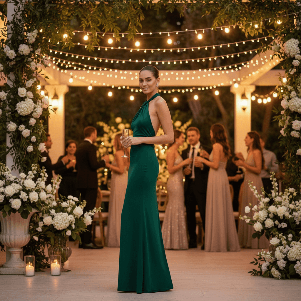 Wedding Guest - Emerald Green