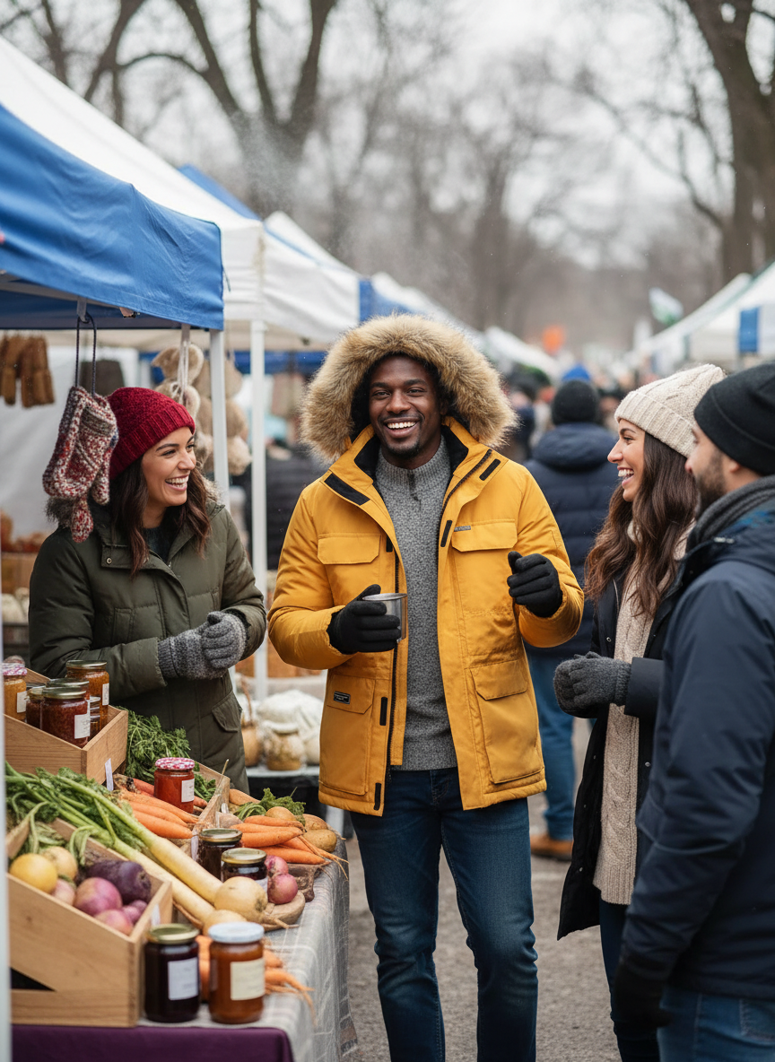 Yellow Parka Lifestyle Image