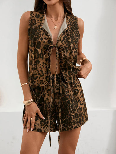 Double Take Full Size Texture Half Zip Short Sleeve Top and Pants Set