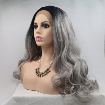 13*3" Lace Front Wigs Synthetic Long Wavy 24" 130% Density - Fashions Envy