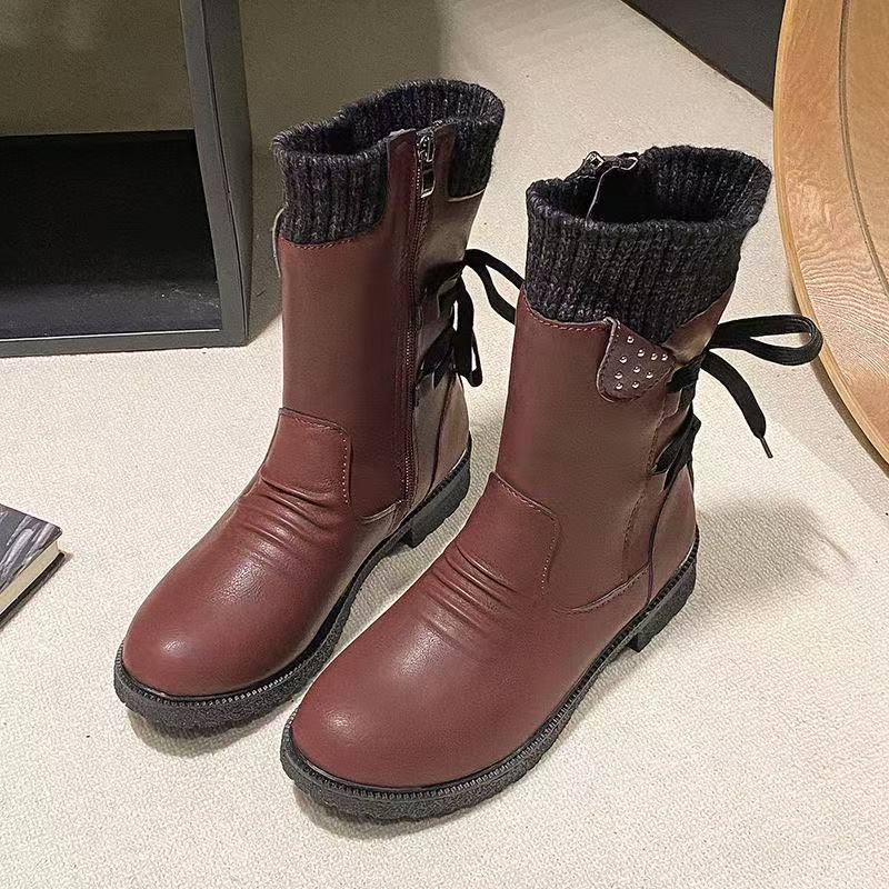 Martin Boots - Square Heel Ankle Boots