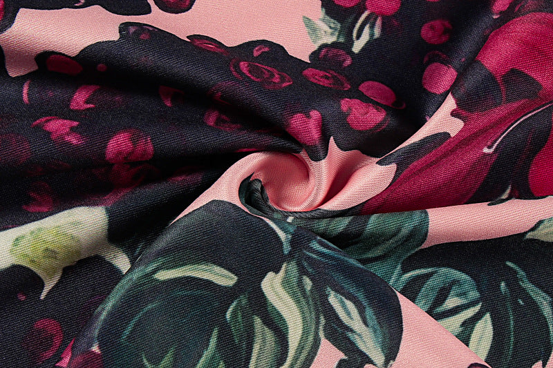 Floral Print Cami Maxi Dress - Sleeveless V-Neck Gown