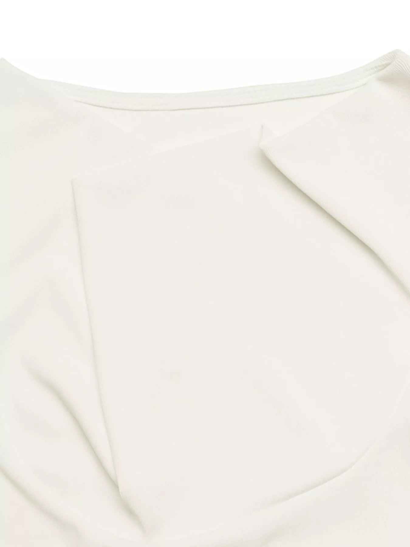 Cowl Neck Long Sleeve Top - Ruched Detail Style - Fashions Envy