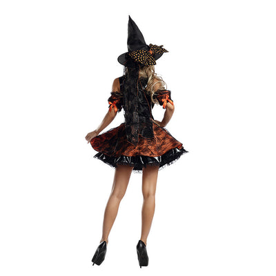 Witch Costume - Halloween Role Play Outfit with Hat