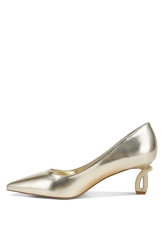 Tagetes Metallic Fantasy Heel Pumps