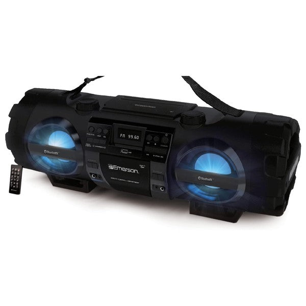 Emerson Dual Subwoofer Bluetooth Boombox