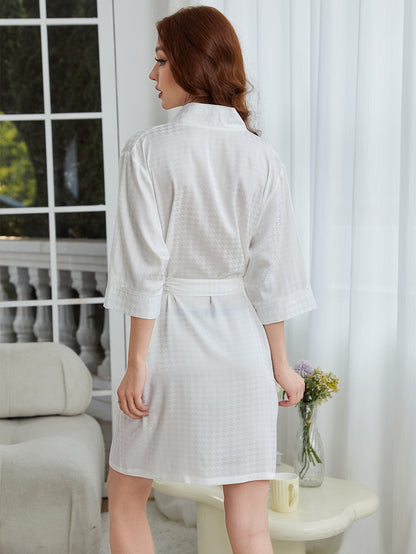 Kimono Robe - Lightweight Spa Bathrobe Nightgown