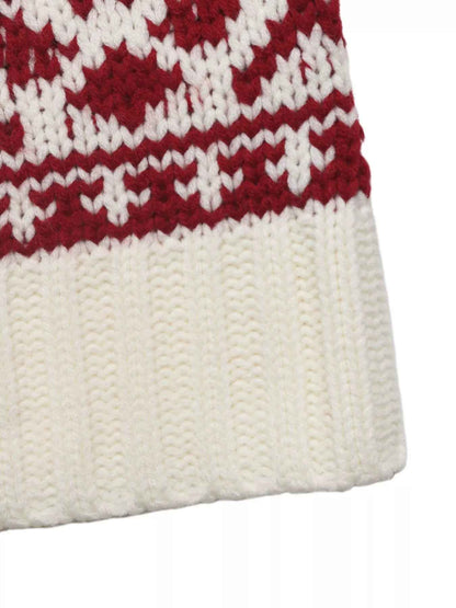Fair Isle Christmas Sweater - Cable Knit Holiday Style - Fashions Envy