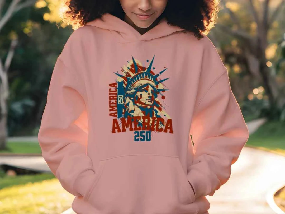 Comfort Colors America 250 - Statue of Liberty Hoodie