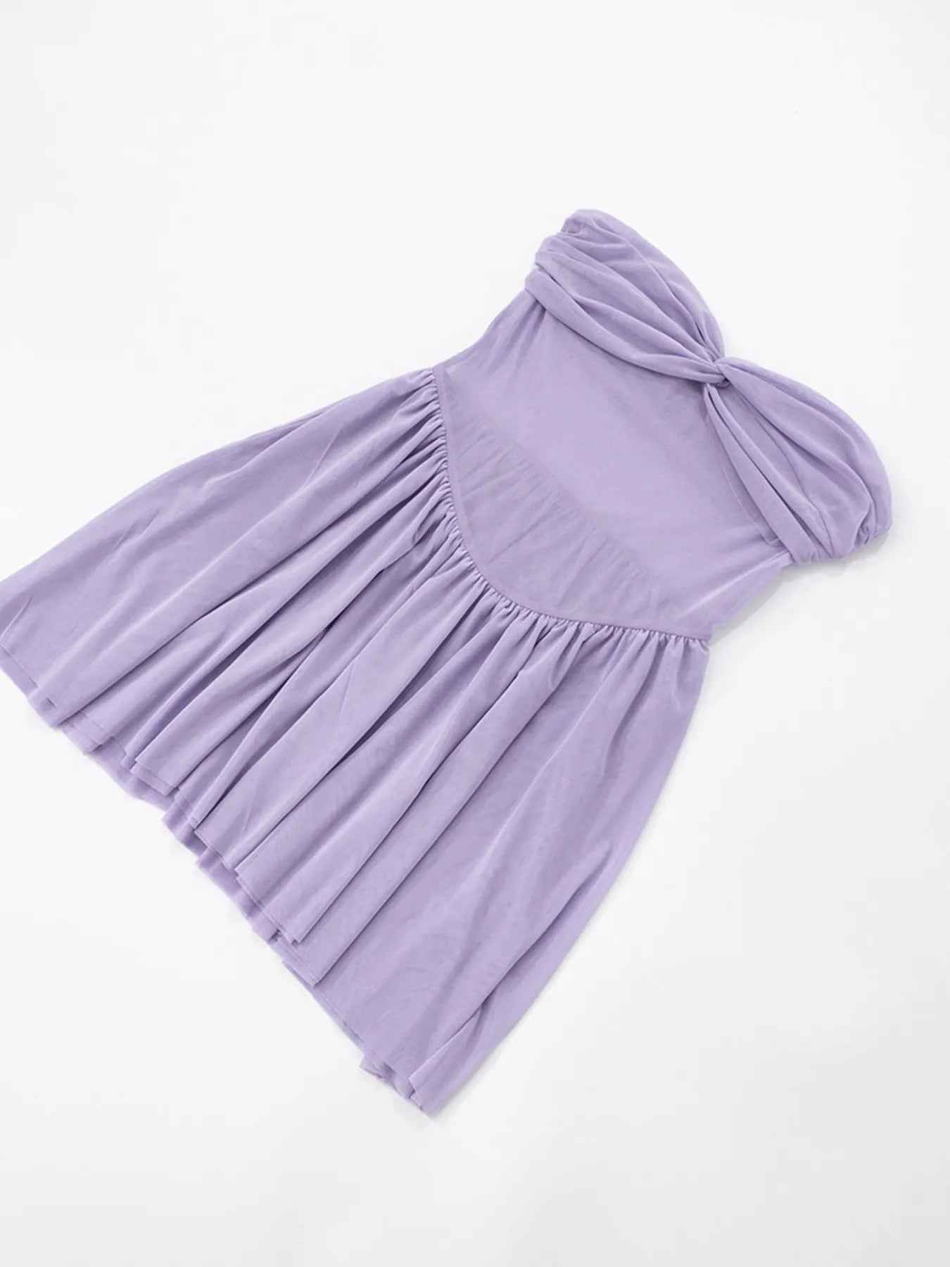 Ruched Tube Dress - Sweetheart Neck Mini - Fashions Envy