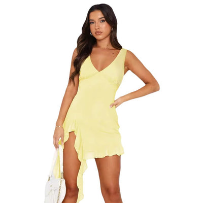 Pure Color Hot Girl Skirt Pure Desire Style European And American Women - Fashions Envy
