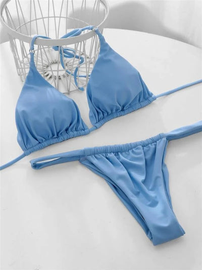 Split Bikini Set - Two-Piece Swimsuit