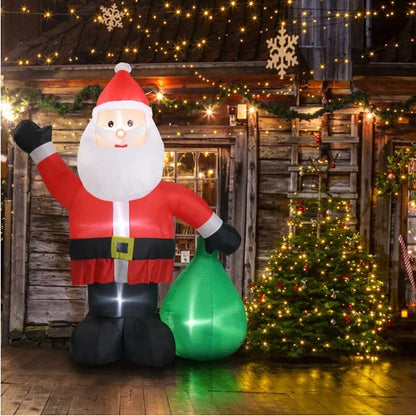 Santa Claus Inflatable - 6 FT LED Lighted Yard Decor