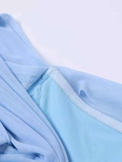 Off-Shoulder Ruched Mermaid Maxi Dress