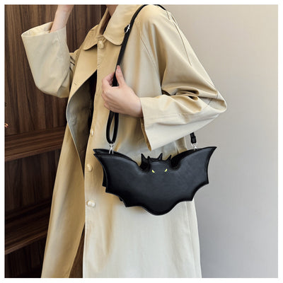 Bat Bag - Halloween Black Shoulder Crossbody Purse