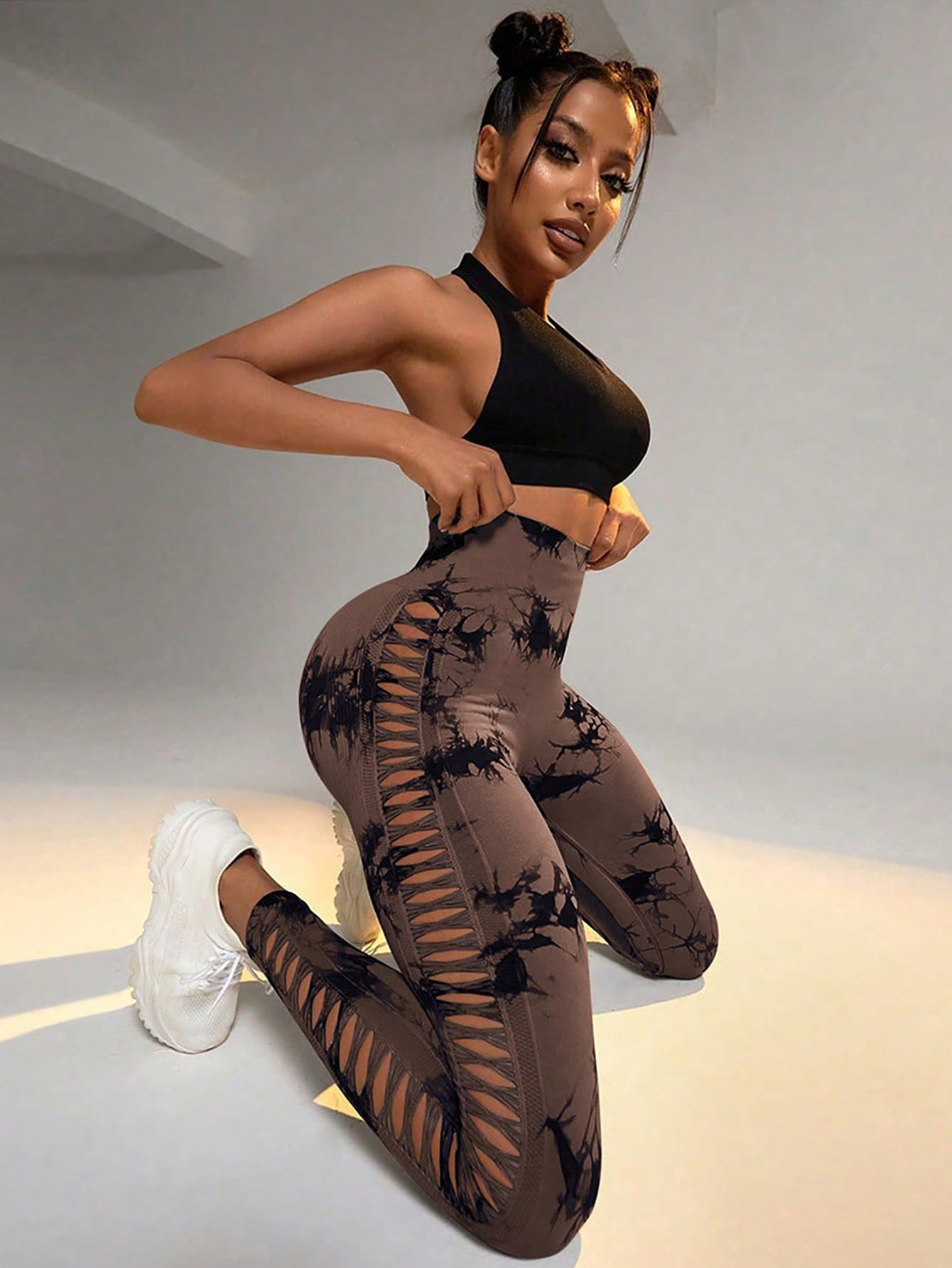 Tie Dye Yoga Pants - High Waist Scrunch Butt Leggings